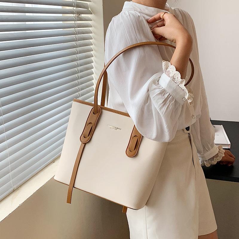 Túi Xách Đeo Vai Thiết Kế Phong Cách Pháp Sức Chứa Lớn Thời Trang Thu Đông Mới Cho Nữ