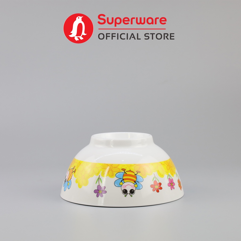 [Mã BMINCU50 giảm 50K đơn 250K] Tô Cơm Họa Tiết Bobby Bee Chất Liệu 100% Melamine | Superware Thái Lan | B166-5