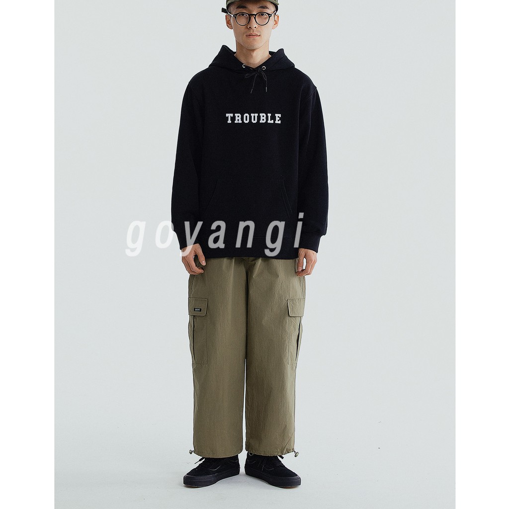 Áo hoodie goyangi Trouble NY oversize phong cách hàn quốc