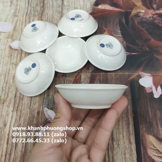 Bộ 6 chén muối tiêu nhỏ sứ Minh Long - chén muối tiêu nhỏ