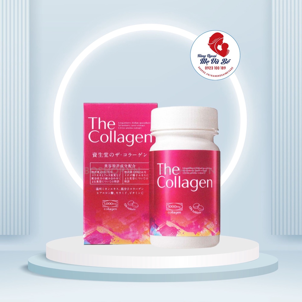 Viên uống Collagen, viên uống đẹp da Nhật Bản 126 viên [Date T6/2024]