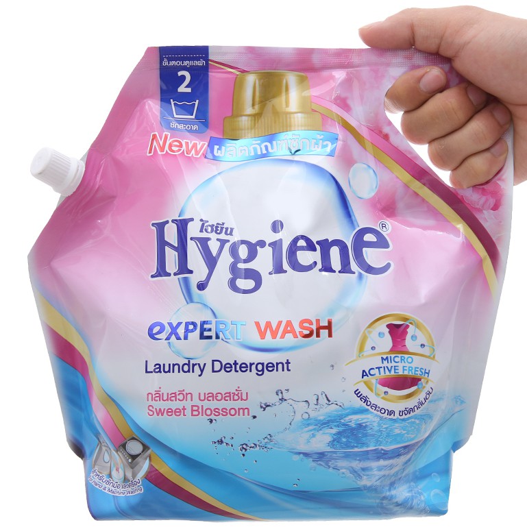 Nước giặt xả đậm đặc Hygiene Thái Lan Túi 1.8 Lít