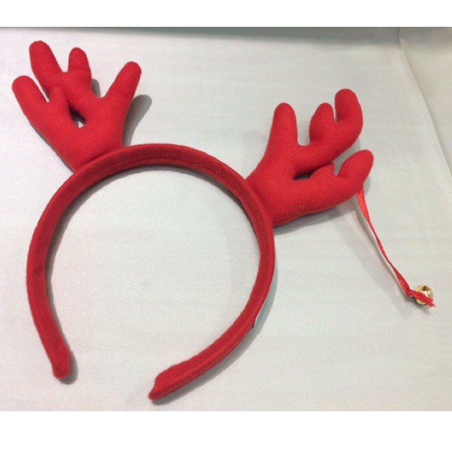 Bờm tuần lộc màu đỏ _ Bờm Noel