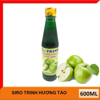 Siro trinh hương táo chai nhựa 600ml