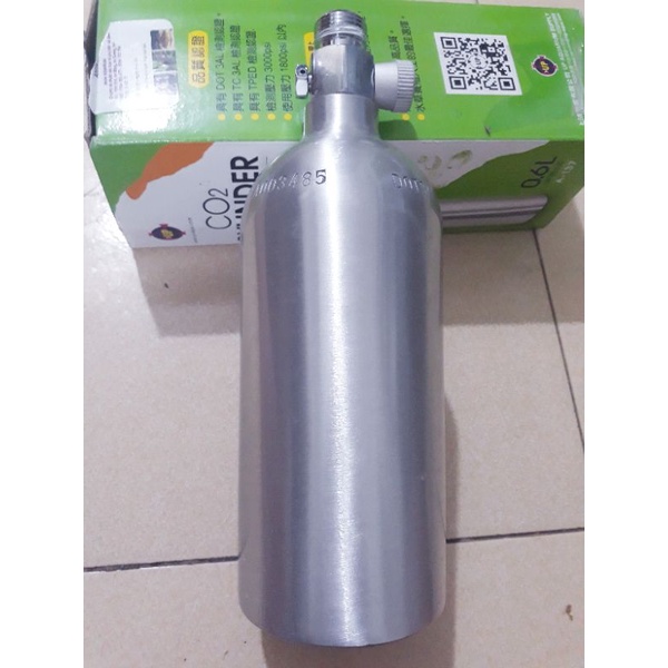 UP AQUA - CO2 Cylinder A-137 (Bình 0,6 Lít) - Bình CO2 nhôm cao cấp