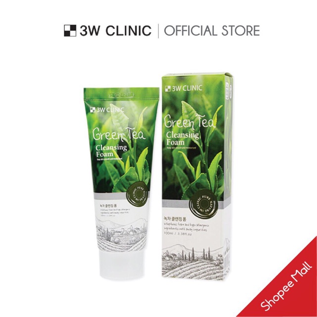 Sữa rửa mặt 3W Clinic Green Tea Foam Cleansing