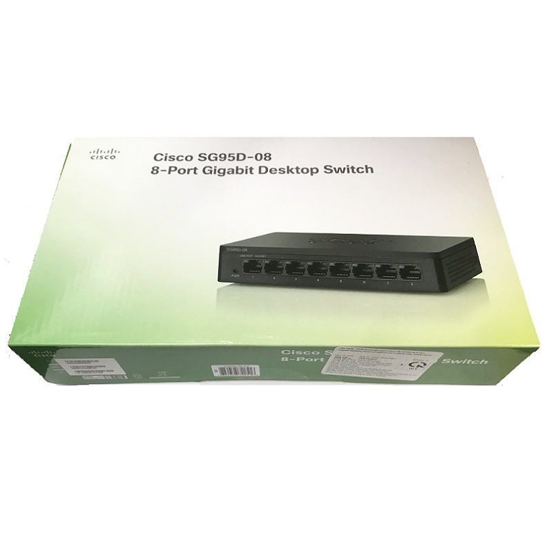 Switch Cisco SG95-08 8 cổng Giagbit 1000Mbps - Hàng Chính Hãng