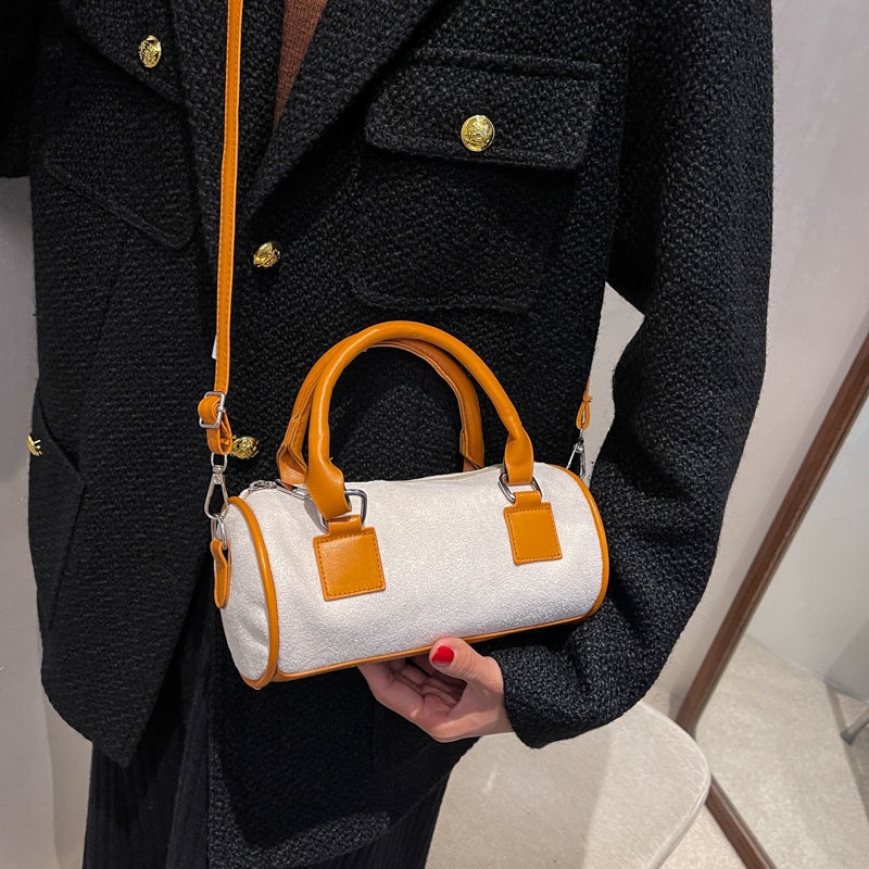 Túi Xách Boston Hình Trụ Kiểu Dáng Hợp Thời Trang