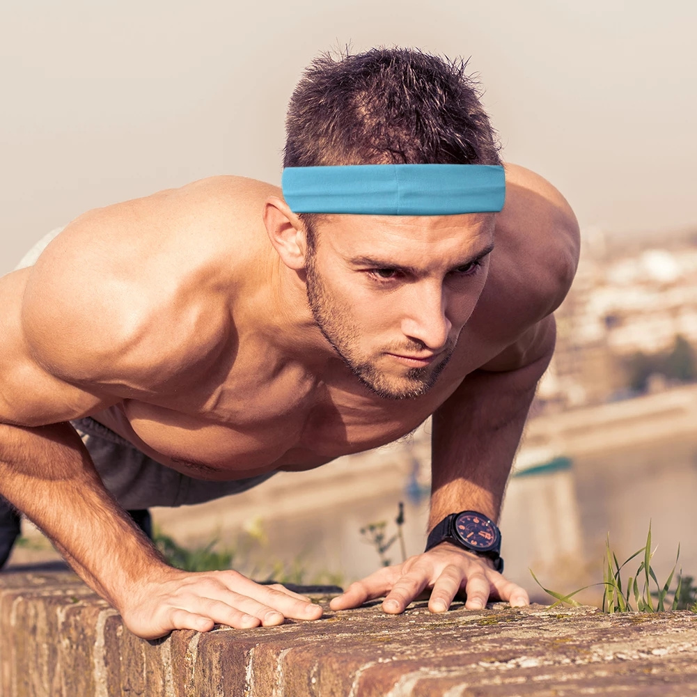 Băng Đô Cài Tóc Co Giãn Màu Sắc Ngọt Ngào Thời Trang Cho Nam