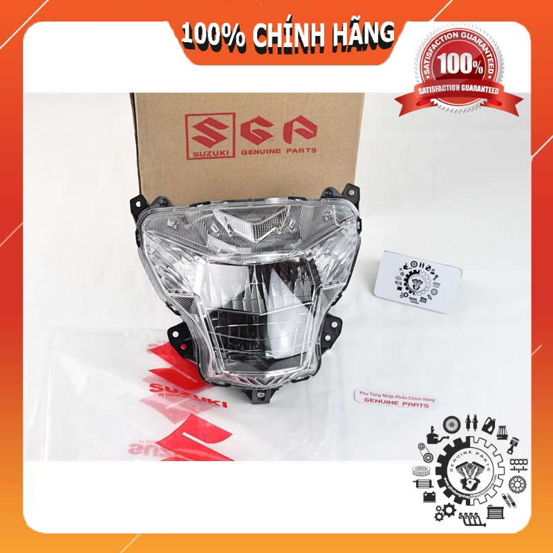 Bộ đầu đèn Satria Fi 150, Raider Fi 150 3 món chính hãng Suzuki Indo