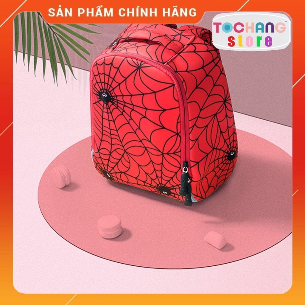 Balo TOCHANG Chính Hãng Cao Cấp Cho Bé Mầm Non Siêu Nhẹ Zoo Story Dễ Thương Mẫu Mới 2022 Spider Man