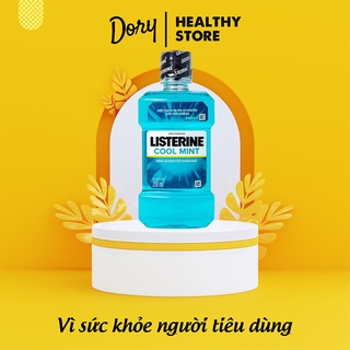 Nước súc miệng listerine coolmint - nước súc miệng diệt khuẩn giữ hơi thở thơm mát - chai 250ml
