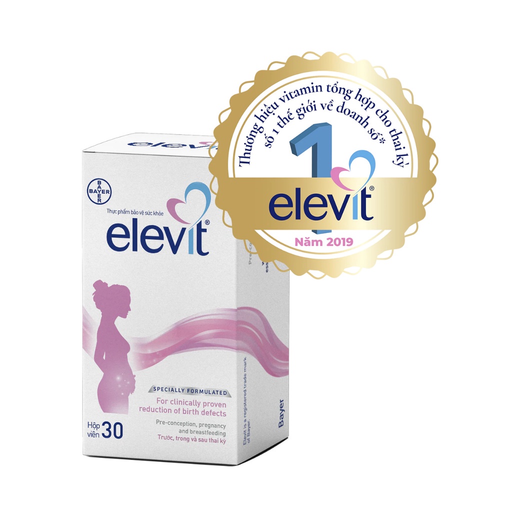Elevit - Vitamin Tổng Hợp Cho Bà Bầu - Bổ Sung Vitamin & Khoáng Chất Cho Phụ Nữ Mang Thai Và Sau Sinh
