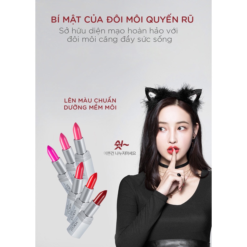 Son lì dưỡng môi cao cấp Vacci Lipstick Matte - SB Startup