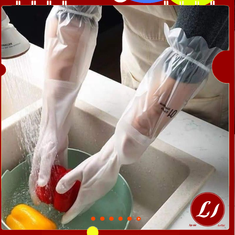 Gang tay cao su BO CHUN DÀI siêu dai, bền đẹp, chống thấm nước-1 đôi TN