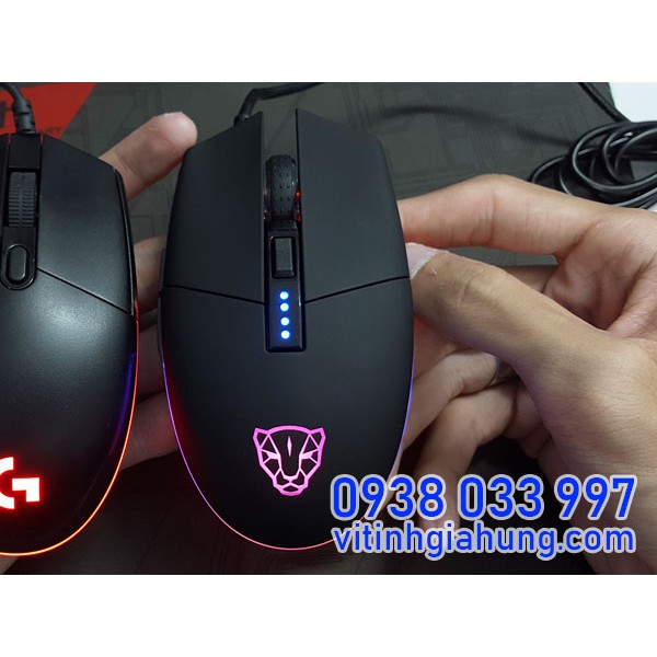 CHUỘT MÁY TÍNH CHƠI GAME MOTOSPEED V50 RGB (ĐEN)