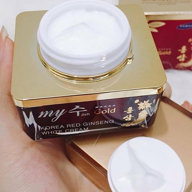 Kem hồng sâm My Gold Red Ginseng White Cream