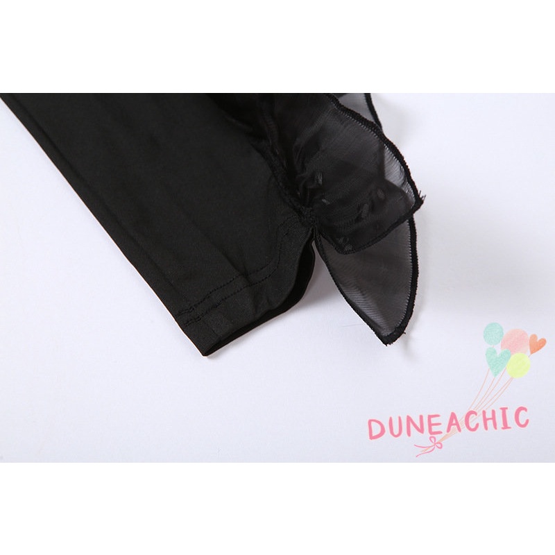 DUNEA Jumpsuit Tay Dài Thiết Kế Lệch Tà Quyến Rũ