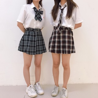 SET HỌC SINH CARO NÂU NATTHY STYLE