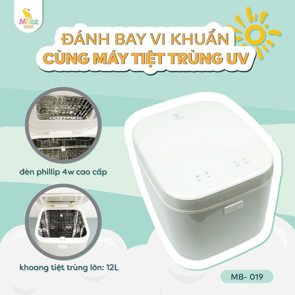 MÁY TIỆT TRÙNG UV MOAZ BEBE MB019