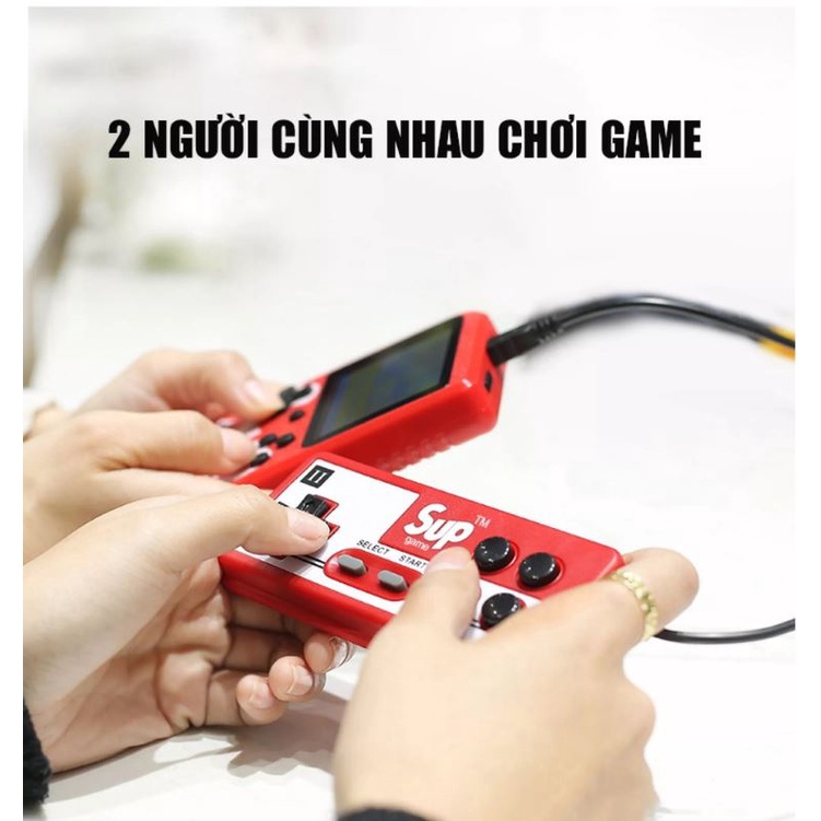 Máy Chơi Game Sup 400 Game In 1 Retro Kèm Tay Cầm Chơi Game 2 Người - Tặng Kèm Pin sạc - Bảo Hành 3 tháng