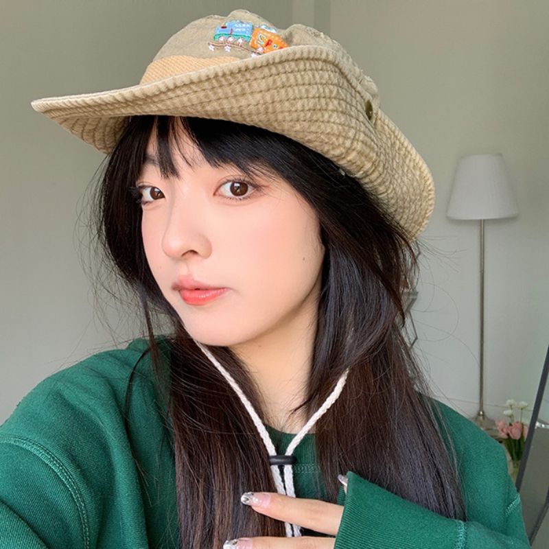 [Ảnh thật] NÓN BUCKET CAO BỒI UNISEX SIÊU HOT