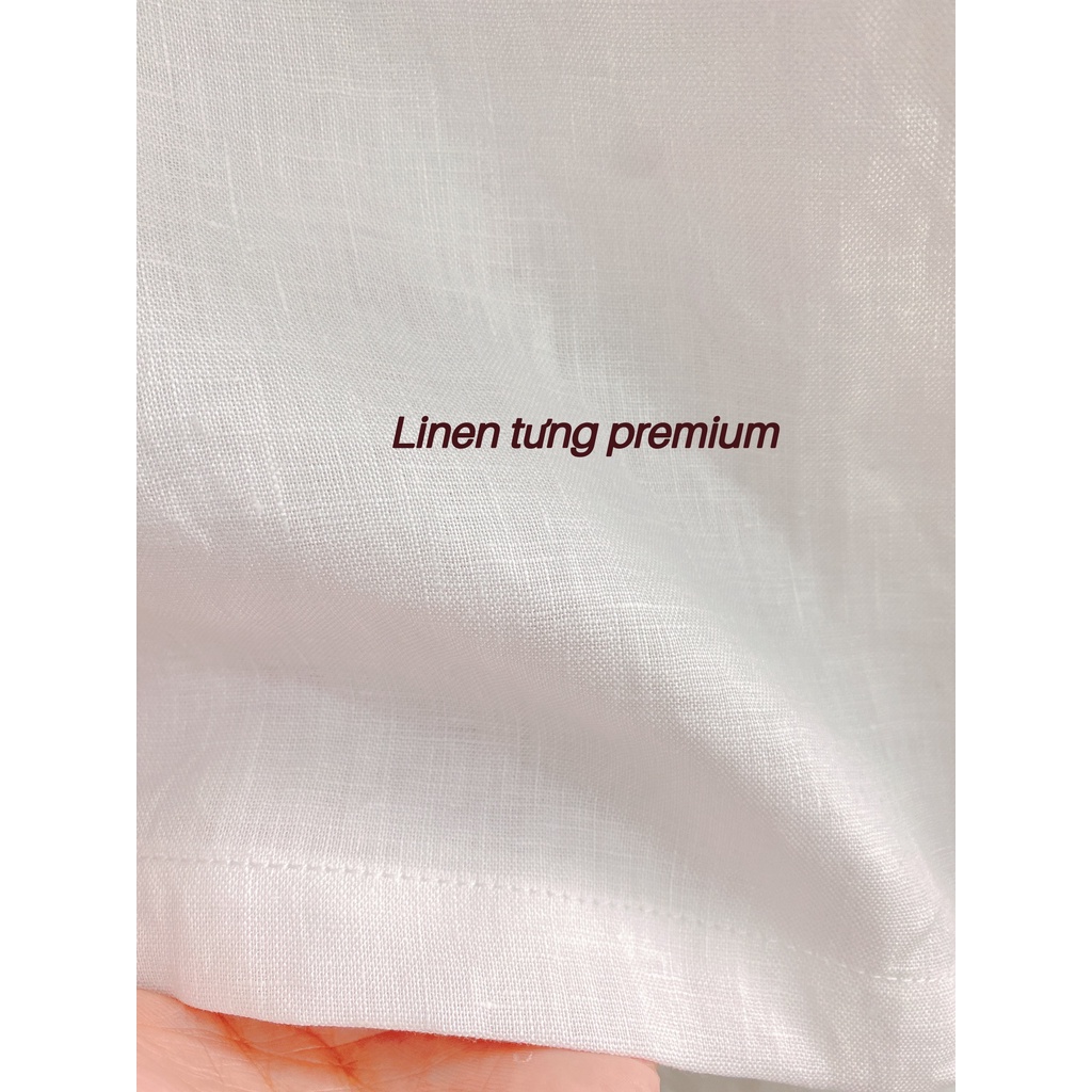Áo sơ mi LINEN TƯNG PREMIUM - Pure Linen. Nhiều màu. June A03