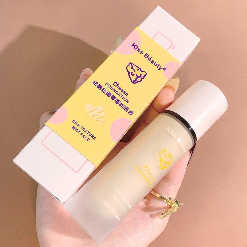 Kem Nền Kiss Beauty Nội Địa Trung Chống Thấm Nước Lâu Trôi 35ml