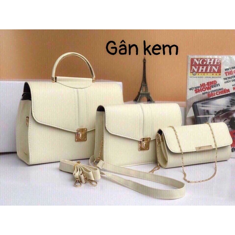 Túi xách thời trang nữ gân, túi xách