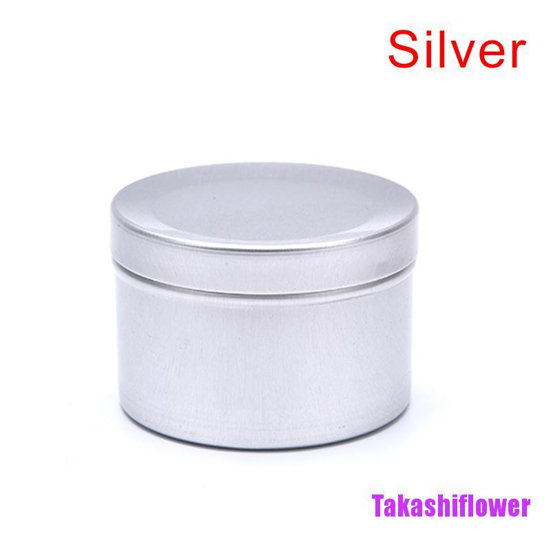 Hộp thiếc tròn rỗng đựng nến trà tiện dụng chất lượng cao