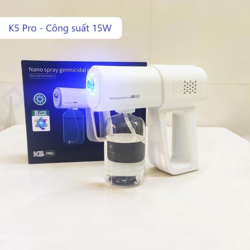 Súng Phun Khử Khuẩn K5Pro, K5, Súng Phun khử khuẩn nano cồn K5Pro, K5