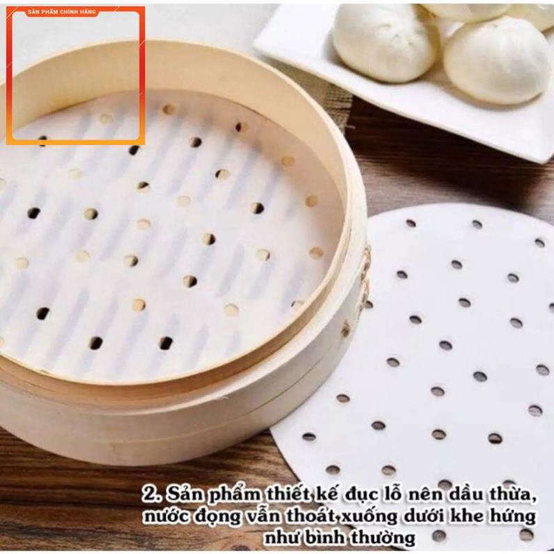 Set 100 tờ giấy nến lót nồi chiên không dầu, giấy nến làm bánh