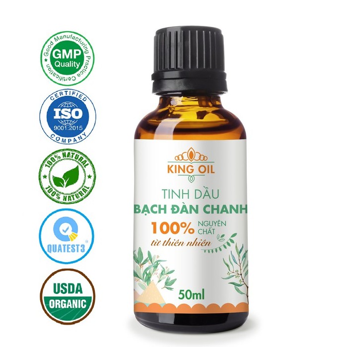 Tinh dầu bạch đàn chanh nguyên chất 100% từ thiên nhiên - KingOil, đuổi muỗi, xông phòng