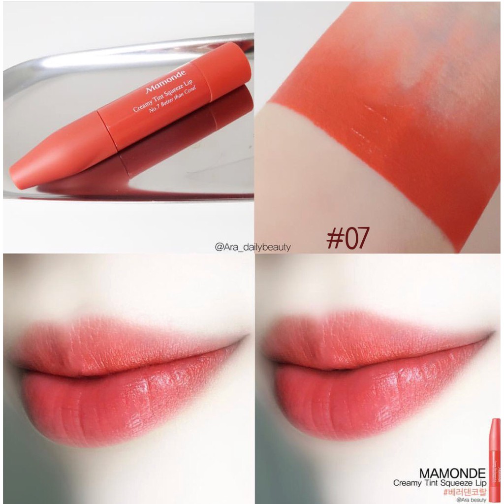 Son Kem Mamonde Creamy Tint Squeeze Lip (THANH LÝ) | BigBuy360 - bigbuy360.vn