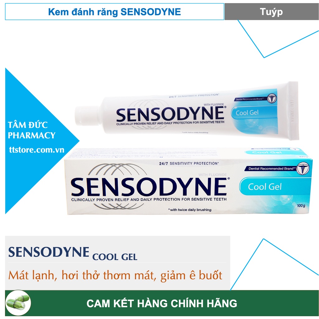 Kem Đánh Răng SENSODYNE Giảm Ê Buốt Ngừa Sâu Răng Làm Trắng Răng Bảo Vệ Răng Nhạy Cảm