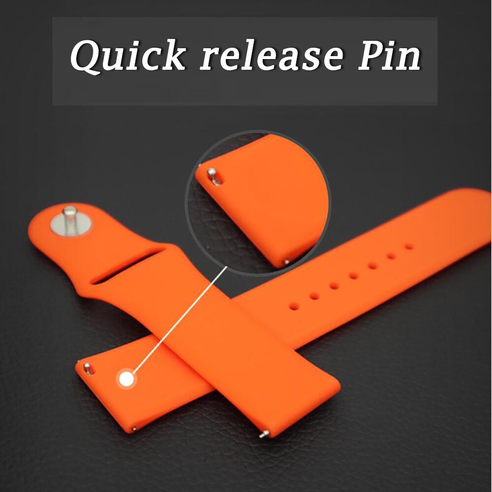 Dây Đeo Đồng Hồ Thể Thao Bằng Silicone 17 Màu 22mm Dành Cho Huawei GT GT2 Honor magic Watch 2 46mm
