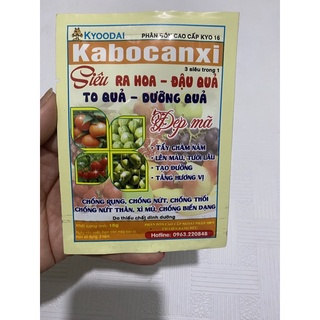 Phân bón kabocanxi- Ra hoa đậu quả