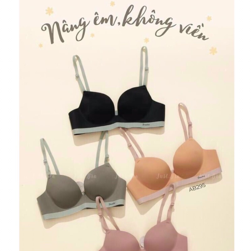 ÁO NGỰC ÁO LÓT ĐÚC Êm Mềm NÂNG ĐẨY không viền không gọng CAO CẤP - Áo ngực mặc áo dài đẹp tạo khe màu da đen hồng cam | BigBuy360 - bigbuy360.vn
