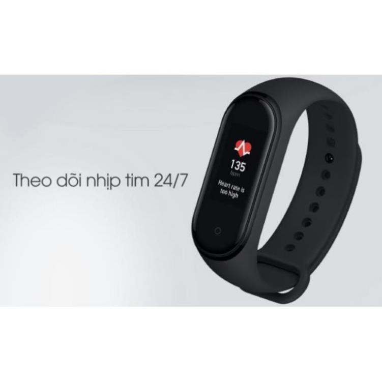 Vòng đeo tay Xiaomi Mi Band 4 - Mi Band 5 ✨Chính hãng💥 Có Tiếng Việt - Hàng chính hãng của Xiaomi