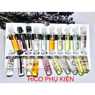 BỘ TEST NƯỚC HOA MINI 20 MÙI HỘP TRẮNG