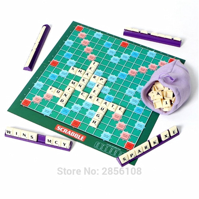 Scrabble English Crossword Puzzles Board Games  Trò chơi thông minh Scrabble - Xếp Chữ Tiếng Anh giúp bé học tập