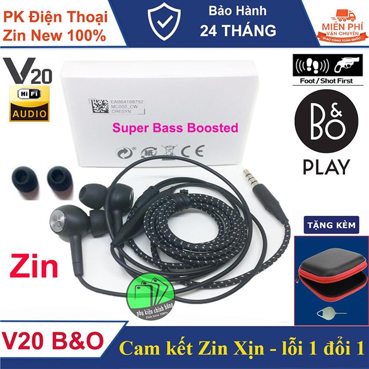 Tai nghe LG V20 B&amp;O Play-2019 V20,V30 hàng chính hãng,BH 24 tháng (ảnh thật)