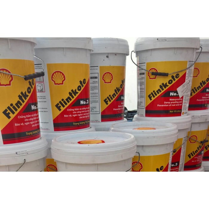 Shell Flinkote No.3 Loại 1kg-Chống thấm bể cá koi, mái tum,sàn vệ sinh, tường vây.