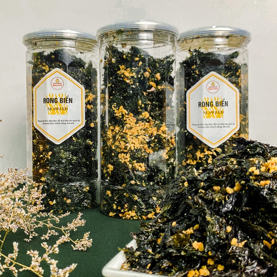 Rong Biển Cháy Tỏi Mana Food 150G