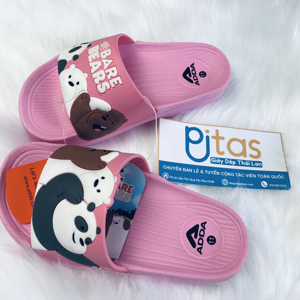 Dép Thái Lan Bé Gái ADDA 2 Chú Gấu