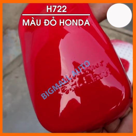 Sơn Samurai màu đỏ H722 chính hãng, sơn xịt dàn áo xe máy chống nứt nẻ, kháng xăng