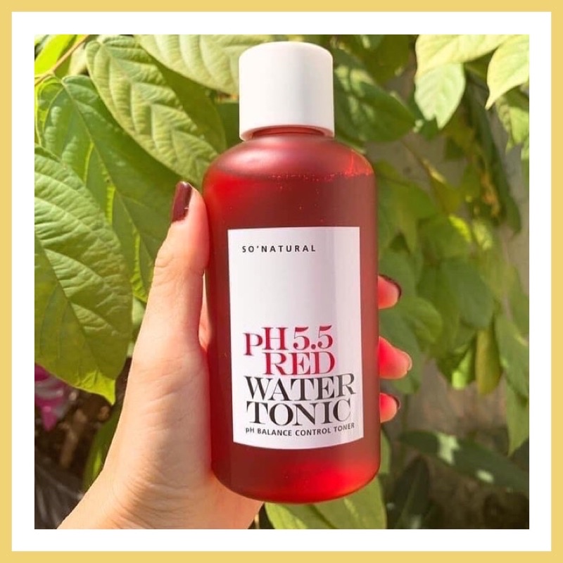 Nước Hoa Hồng Red Peel So Natural pH 5.5 Red Water Tonic