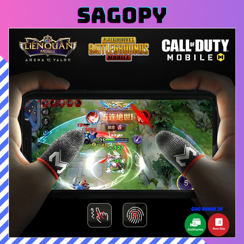 Bao tay chơi game ff MEMO chống mồ hôi tăng độ nhạy, găng tay, ngón tay chơi game free fire, pubg, liên quân Sagopy | BigBuy360 - bigbuy360.vn