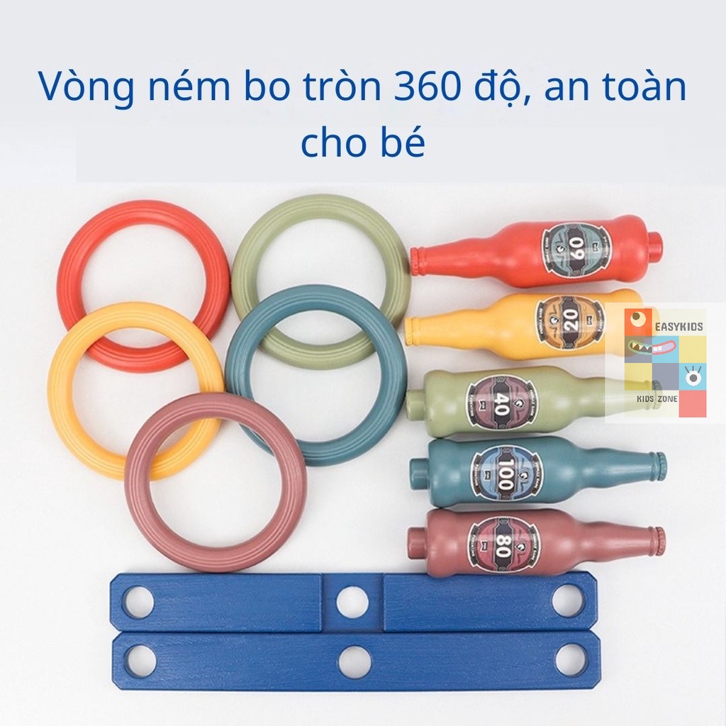 [Có sẵn] [Siêu sale] Đồ chơi trẻ em ném vòng chai nhựa EASYKIDS giúp trẻ phát triển trí tuệ, thể chất