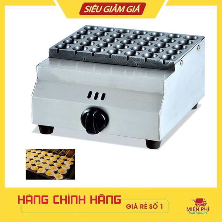Máy làm trứng cút nướng công nghiệp dùng gas